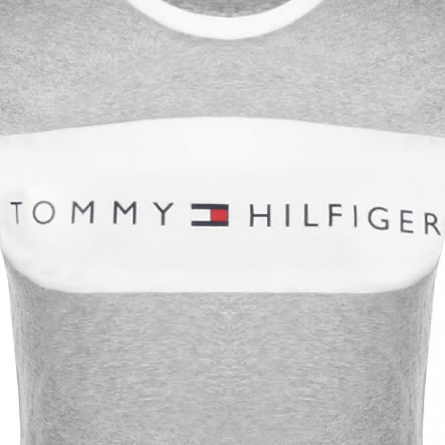 Alternative Image for ProductTommy Hilfiger Lounge Logo Flag T Shirt Grey3